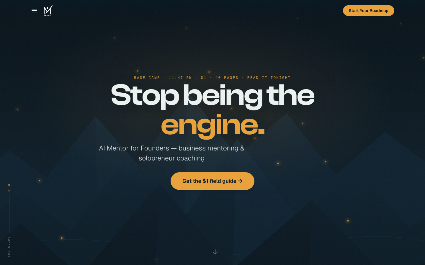 MentorMe — Stop being the engine