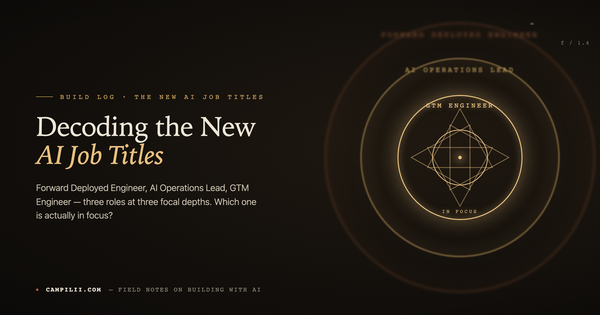 Forward Deployed Engineer, AI Operations Lead, GTM Engineer: Decoding the New AI Job Titles